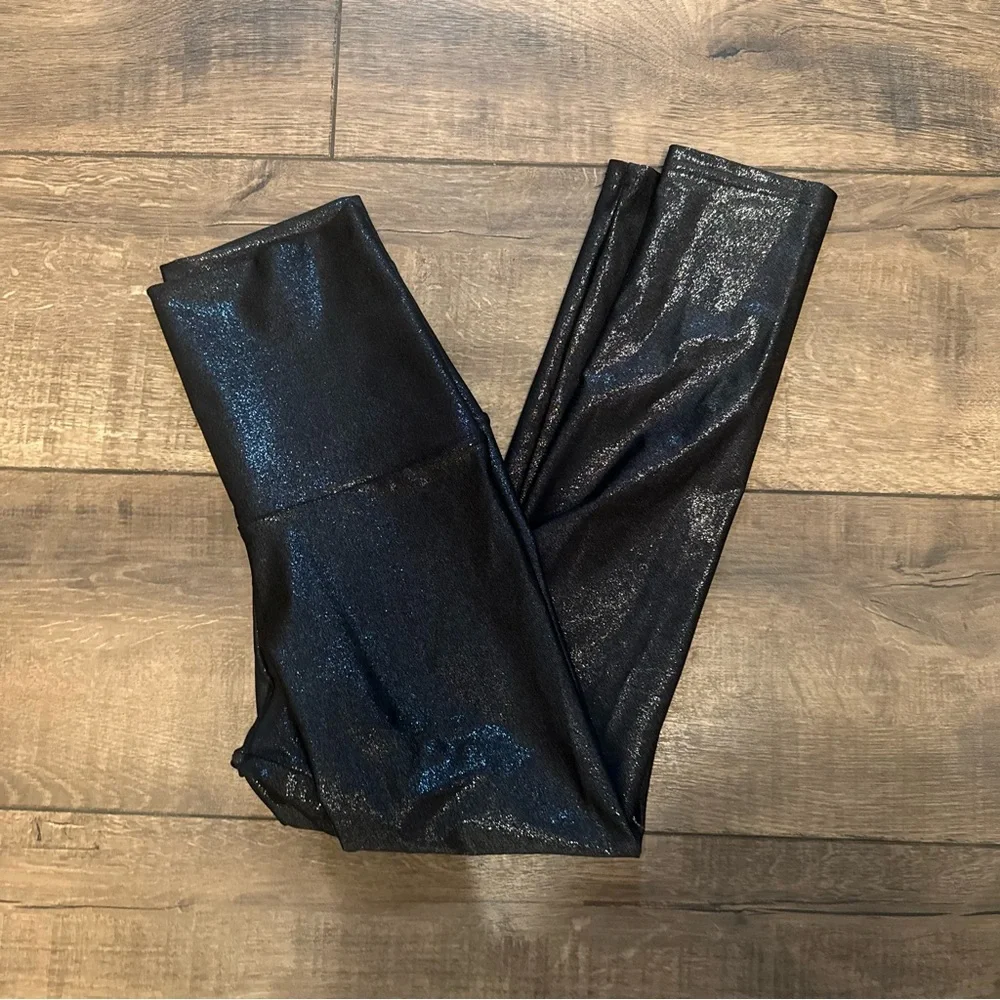 Emily Hsu Designs Shimmer Black Leggings - Picture 6 of 7